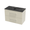 Array Kawhia Laminam 900 Double Drawer Wall Vanity