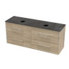 Array Berlin Laminam 1500 Double Basin 4 Drawer Wall Vanity