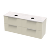 Array Riada Laminam 1500 Double Basin 4 Drawer Wall Vanity