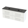 Array Berlin Laminam 1500 Double Basin 4 Drawer Wall Vanity