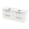 Array Riada Laminam 1500 Double Basin 4 Drawer Wall Vanity