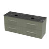 Array Kawhia Laminam 1500 Double Basin 4 Drawer Wall Vanity