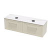 Array Oslo Laminam 1500 Double Basin 2 Drawer Vanity