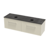 Array Berlin Laminam 1500 Double Basin 2 Drawer Vanity