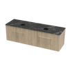 Array Kawhia Laminam 1500 Double Basin 2 Drawer Vanity