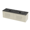 Array Kawhia Laminam 1500 Double Basin 2 Drawer Vanity