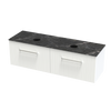 Array Kawhia Laminam 1500 Double Basin 2 Drawer Vanity