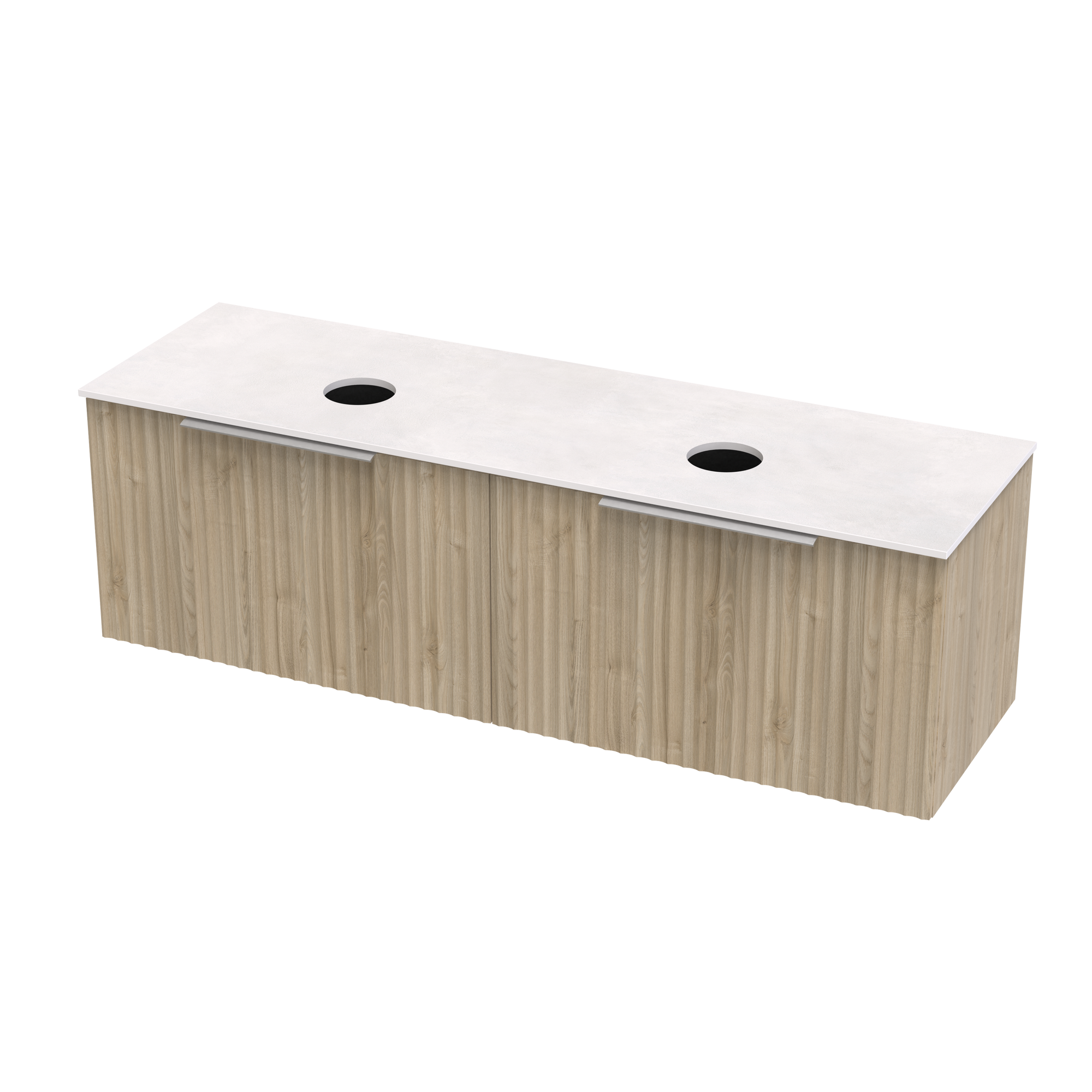 Array Drawer Array Riada Laminam 1500 Double Basin 2 Drawer Vanity