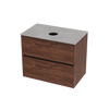 Syrtari Laminam 750 Double Drawer Wall Vanity