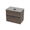 Syrtari Laminam 750 Double Drawer Wall Vanity