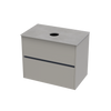 Syrtari Laminam 750 Double Drawer Wall Vanity