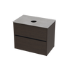 Syrtari Laminam 750 Double Drawer Wall Vanity