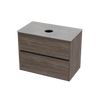 Syrtari Laminam 800 Double Drawer Wall Vanity