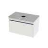 Syrtari Laminam 800 1 Drawer Wall Vanity