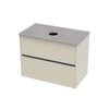 Syrtari Laminam 800 Double Drawer Wall Vanity