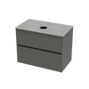 Syrtari Laminam 800 Double Drawer Wall Vanity