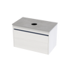 Syrtari Laminam 800 1 Drawer Wall Vanity