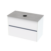 Syrtari Laminam 900 Double Drawer Wall Vanity