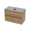 Syrtari Laminam 900 Double Drawer Wall Vanity