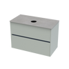 Syrtari Laminam 900 Double Drawer Wall Vanity