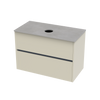 Syrtari Laminam 900 Double Drawer Wall Vanity