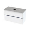 Syrtari Laminam 1000 Double Drawer Wall Vanity