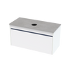 Syrtari Laminam 1000 1 Drawer Wall Vanity