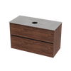 Syrtari Laminam 1000 Double Drawer Wall Vanity