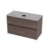 Syrtari Laminam 1000 Double Drawer Wall Vanity