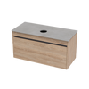Syrtari Laminam 1000 1 Drawer Wall Vanity