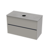 Syrtari Laminam 1000 Double Drawer Wall Vanity