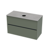Syrtari Laminam 1000 Double Drawer Wall Vanity