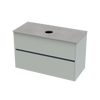 Syrtari Laminam 1000 Double Drawer Wall Vanity