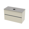 Syrtari Laminam 1000 Double Drawer Wall Vanity