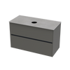 Syrtari Laminam 1000 Double Drawer Wall Vanity