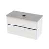 Syrtari Laminam 1000 Double Drawer Wall Vanity