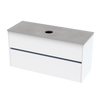 Syrtari Laminam 1200 Double Drawer Wall Vanity