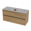 Syrtari Laminam 1200 Double Drawer Wall Vanity