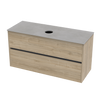Syrtari Laminam 1200 Double Drawer Wall Vanity