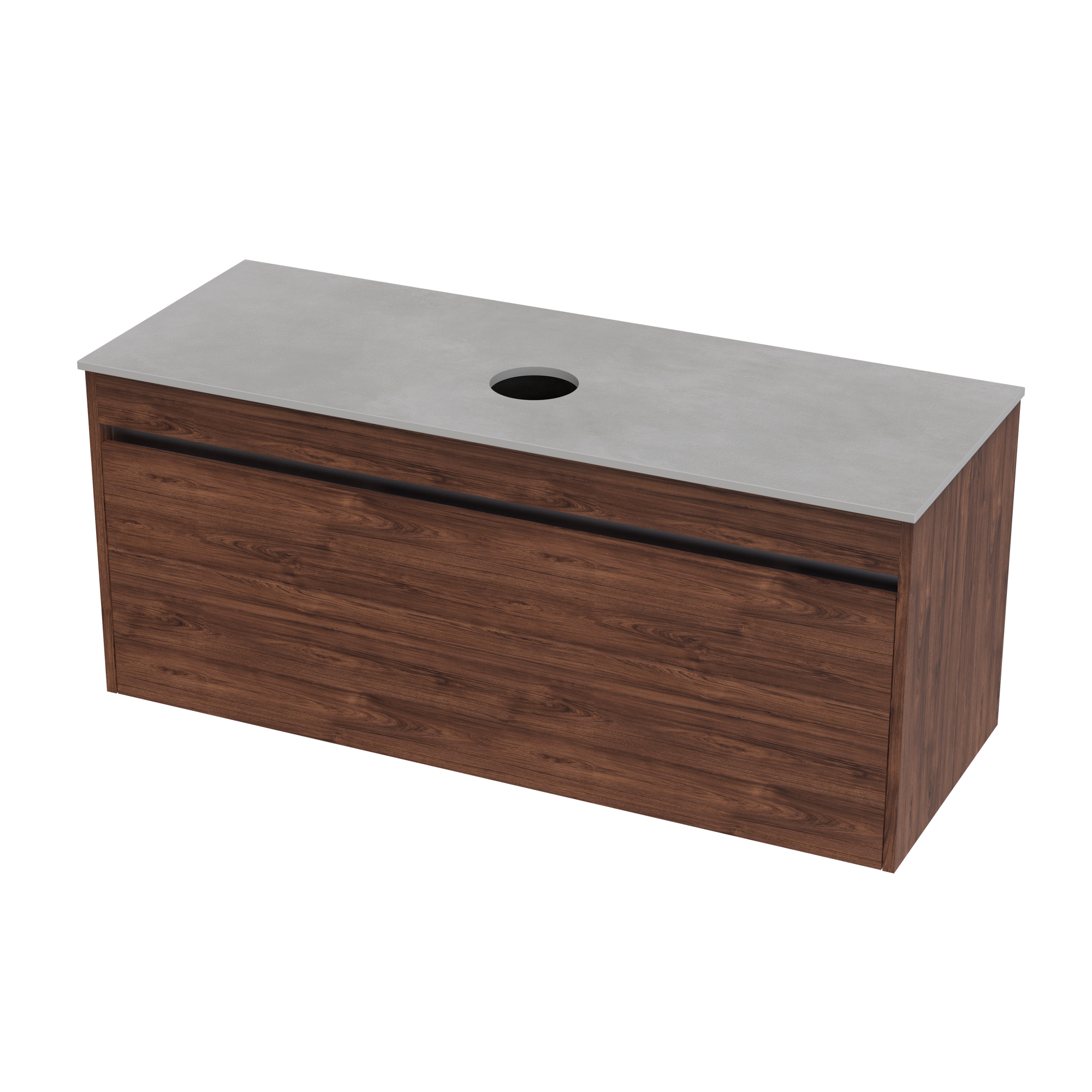 Syrtari Laminam 1200 1 Drawer Wall Vanity