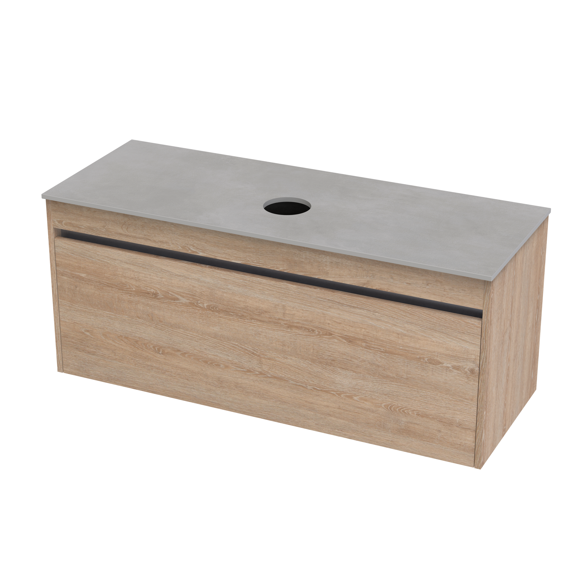 Syrtari Laminam 1200 1 Drawer Wall Vanity