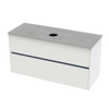 Syrtari Laminam 1200 Double Drawer Wall Vanity