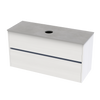 Syrtari Laminam 1200 Double Drawer Wall Vanity