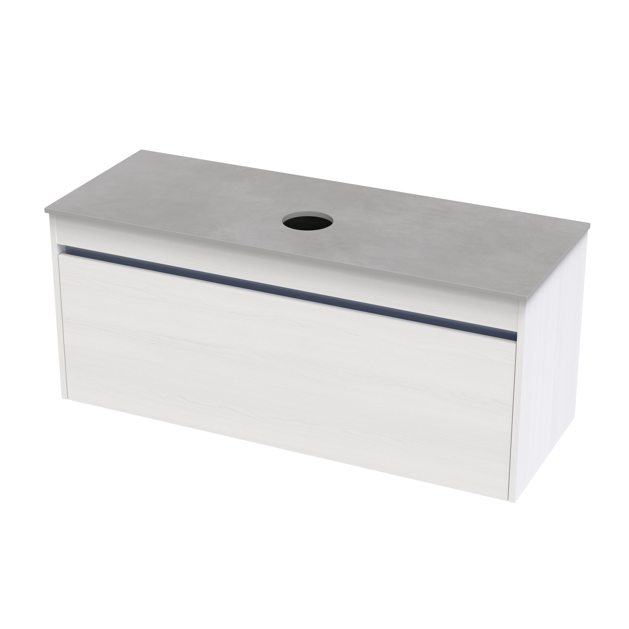 Syrtari Laminam 1200 1 Drawer Wall Vanity