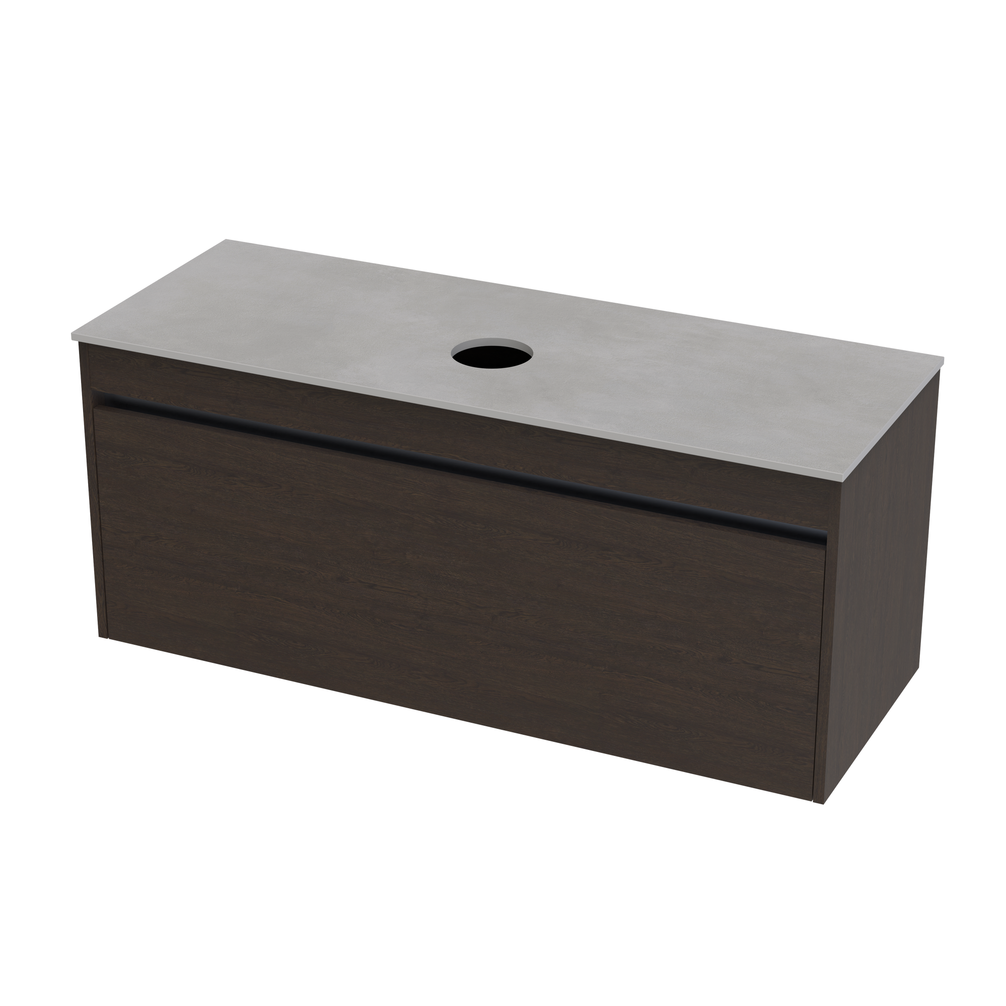 Syrtari Laminam 1200 1 Drawer Wall Vanity