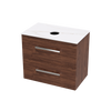 Verto Laminam 750 Double Drawer Wall Vanity