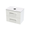 Verto Laminam 750 Double Drawer Wall Vanity
