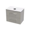 Verto Laminam 750 Double Drawer Wall Vanity