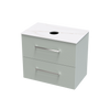 Verto Laminam 750 Double Drawer Wall Vanity