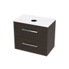 Verto Laminam 750 Double Drawer Wall Vanity